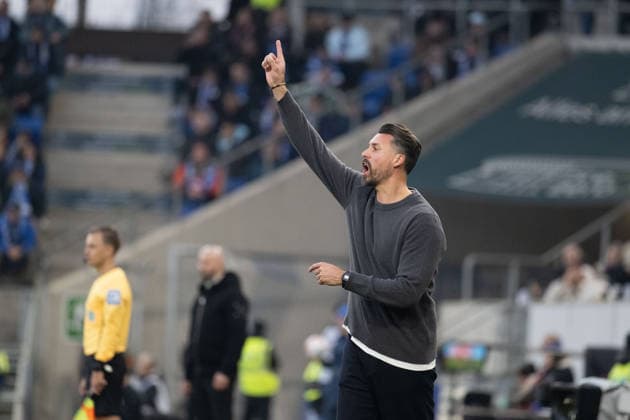 Sandro Wagner FC Augsburg, Head Coach, Coach , gestures GER, TSG 1899 Hoffenheim vs FC Augsburg, Football, Men, 1 Bundesliga, Matchday 12, Season 2025 2026, 29 11 2025, DFL DFB REGULATES PROHIBIT ANY USE OF PHOTOGRAPHS AS IMAGE SEQUENCES AND OR QUASI VIDEO, GER, TSG 1899 Hoffenheim vs FC Augsburg, Football, Men, 1 Bundesliga, Matchday 12, Season 2025 2026, 29 11 2025 Sinsheim Copyright: xEibner-Pressefoto WolfgangxFrankx EP_WFK