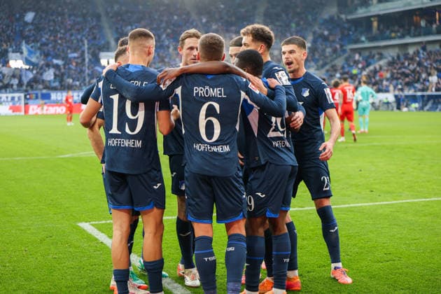 Germany 1 Bundesliga 2025 26, Matchday 12 TSG Hoffenheim vs FC Augsburg, PreZero Arena Sinsheim Bazoumana TourÃ Bazoumana Toure, TSG Hoffenheim, 29 to 1 0 Sinsheim PreZero Arena Baden Württemberg Germany Copyright: xBenedictxChristx