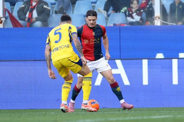Foto IPP ACG Genova 29 11 2025 Campionato di Calcio Serie A 2025 2026 Genoa-Hellas Verona nella foto: Vitor Manuel Carvalho Oliveira Vitinha Italy Photo Press World Copyright Genova italy Italia ITALY  Copyright: xR4924_italyphotopressx