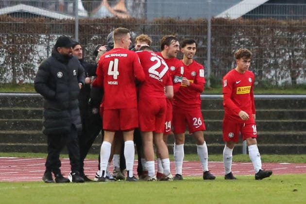 Soccer I Men I Season 2025 26 I Regionalliga I 21 Matchday I 1 FC Phönix Lübeck HSC Hannover I 29 11 2025 In the last minute, HSC Hannover scored the 2 2 Lübeck Buniamshof Schleswig Holstein Germany Copyright: xLobeca AndreasxKnothex
