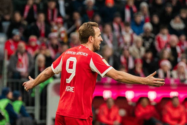 Germany, Soccer, 1 Bundesliga 2025 26, Matchday 12 FC Bayern Munich vs FC St Pauli Allianz Arena Munich Harry Kane Bayern , 9 Copyright: xJamesxZabelx