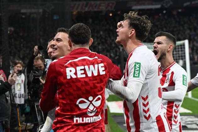 Said El Mala 1 FC Koeln celebrates after scoring his team™s first goal with teammates during the Bundesliga match between Werder Bremen and 1 FC Köln at Weserstadion on November 29, 2025 in Bremen, Germany Germany Photo by Ralf Treese DeFodi Images Said El Mala 1 FC Koeln celebrates after scoring his team™s first goal with teammates during the Bundesliga match between Werder Bremen and 1 FC Köln at Weserstadion on November 29, 2025 in Bremen, Germany Photo by Ralf Treese DeFodi Images DFL regulations prohibit any use of photographs as image sequences and or quasi video Photo by Ralf Treese DeFodi Images