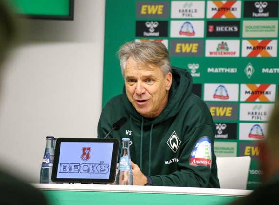Germany Soccer Bundesliga 2025 26, 8 Matchday SV Werder Bremen vs 1 FC Köln Weserstadion Stadion Bremen Coachs press conference Horst Steffen Coach SV Werder Bremen Bremen Copyright: xAymanxAlahmedx