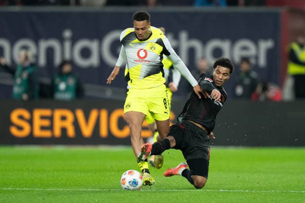 Bundesliga Bayer 04 Leverkusen vs Borussia Dortmund Numecha of Dortmund ACTION during the Bundesliga match against Leverkusen at BayArena in Leverkusen, Germany, on November 29, 2025. Kick-off at 18:30. Copyright: xTaiseixIwamotox