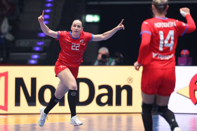 Brazil Czech Republic, IHF Womens Handball World Championship Marketa Sustackova Czech Republic, 22 preliminary round match of the Womens Handball World Championship between Brazil and Czech Republic on November 29, 2025 at the Porsche Arena in Stuttgart , Stuttgart Baden Württemberg Germany Porsche Arena