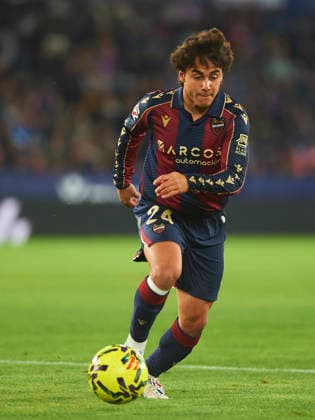 Carlos Alvarez Levante UD during the LaLiga EA Sports match between Levante UD and Athletic Club at Ciudad de Valencia on November 29, 2025 in Valencia, Spain Photo by Maria Jose Segovia DeFodi Images