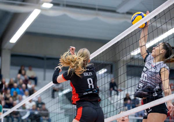 Volleyball, Women, 1st BL, Schwarz-Weiß Erfurt - ETV Hamburg