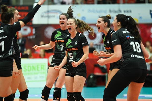 Corina Glaab Ladies in Black Aachen, 5 Dresdner SC vs Ladies in Black Aachen, 1 Volleyball Bundesliga Damen, Spielzeit 2025 2026, 29 11 2025 Dresdner SC vs Ladies in Black Aachen, 1 Volleyball Bundesliga Damen, Spielzeit 2025 2026, 29 11 2025 Dresden Copyright: xEibner-Pressefoto xHoepnerx EP_PHR
