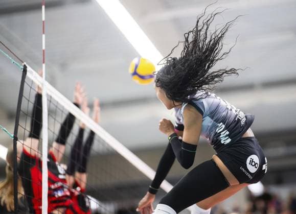 VOLLEYBALL WOMEN 7 GAME DAY 1 BL SWE ETV HAMBURG FOR EDITORIAL PURPOSES ONLY p 29 11 2025 Erfurt Volleyball 1 Bundesliga Season 2025 2026 Women 7 Matchday Riethsporthalle Schwarz Weiss Erfurt ETV Hamburg im Foto Alianza Darley 14 Schwarz Weiß Erfurt Germany Thueringen Erfurt Copyright SaschaxFromm Copyright: SaschaxFromm doc83h5zzypzl4fu4blos ,EDITORIAL USE ONLY Copyright: SaschaxFromm