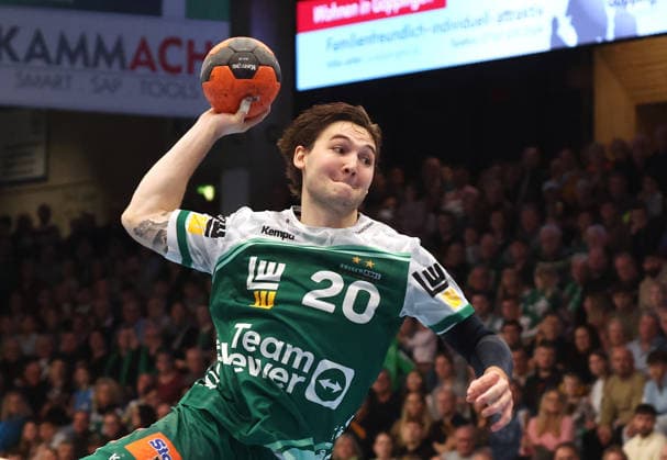 29 11 2025, Germany, Göppingen, Handball DAIKIN HBL, FRISCH AUF Göppingen vs MT Melsungen Ludvig Hallbäck FAG