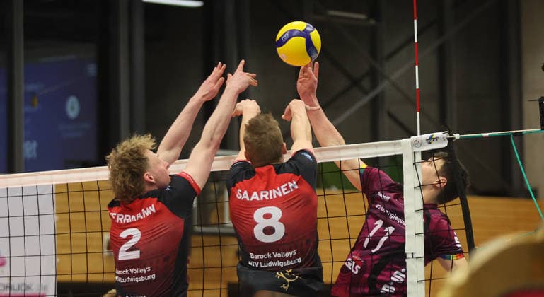 Volleyball, 1st BL, MTV Ludwigsburg - Netzhoppers Wusterhausen