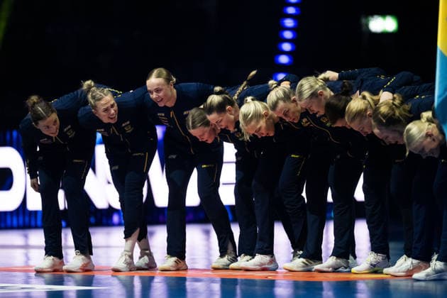 251129 Players of Sweden ahead of the 2025 IHF Women™s World Championship handball match between Cuba and Sweden on November 29, 2025 in Stuttgart Photo Emma Wallskog BILDBYRAN COP 320 EW0595 handball handball handball bbeng vm handball vm handbolls vm ihf handball world championship world handball championship 2025 world championship 2025 cuba sverige sweden dam  Copyright: EMMAxWALLSKOG BB251129EW009