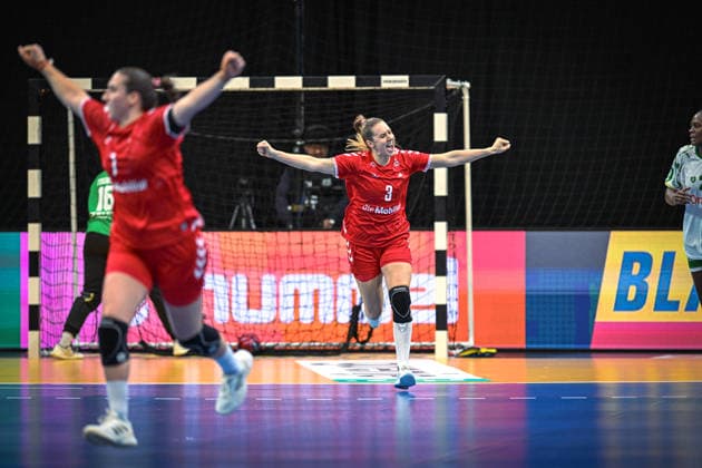Netherlands, Handball, Womens World Championship 2025, Switzerland vs Senegal, 29 11 2025, Maaspoort Sports Events, s Hertogenbosch, Netherlands, Copyright: xMarkusxVerwimpx