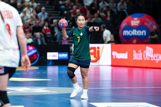 ZHAPAROVA Aida (7 Kazakhstan) during the IHF Women s Handball World Championship, WM, Weltmeisterschaft game between Kazakhstan and Norway at the SWT Arena in Trier, Germany Copyright: xMartinxPitschx xSPPx Sportspressphoto_SPR67230