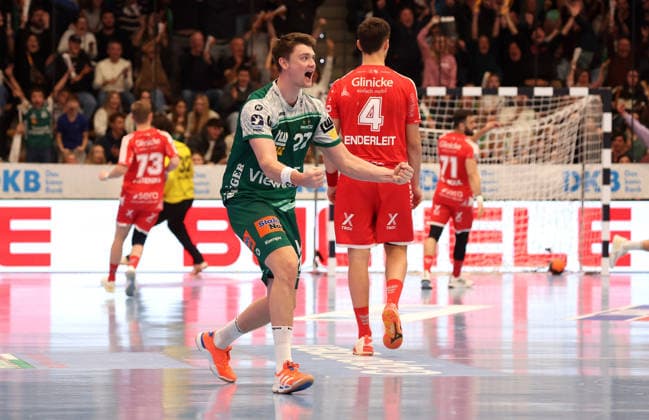 29 11 2025, Germany, Göppingen, Handball DAIKIN HBL, FRISCH AUF Göppingen vs MT Melsungen Oskar Sunnefeldt FAG