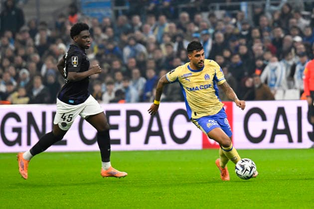 FOOTBALL : Olympique de Marseille VS Toulouse FC - Ligue 1 McDonald s - 29 11 2025 Emerson (OM) - Ligue 1 McDonald™s match between Olympique de Marseille and Toulouse Football Club on November 29, 2025 at the Orange Velodrome Stadium in Marseille. MarseilleFrance  Copyright: xWilliamxCannarellax