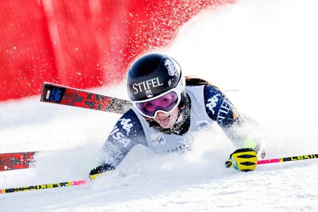 ALPINE SKIING - FIS WC Copper Mountain COPPER MOUNTAIN,COLORADO,USA,29.NOV.25 - ALPINE SKIING - FIS World Cup, giant slalom, ladies. Image shows Elisabeth Bocock (USA).  GEPAxpictures xMaticxKlansek