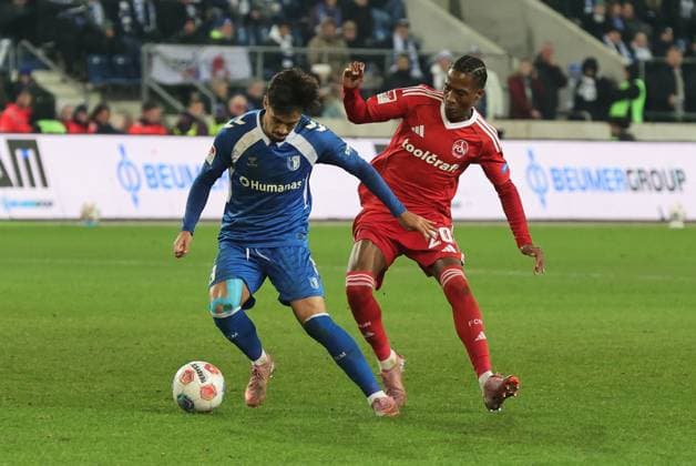 29 11 2025 Soccer Season 2025 2026 2 Soccer Bundesliga 14 Matchday 1 FC Magdeburg FCM 1 FC Nuremberg FCN Club Sportfoto Zink DaMa xdaxmax DFL regulations prohibit any use of photographs as image sequences and or quasi video only for editorial use Laurin Ulrich 8, 1 FC Magdeburg FCM Pape Demba Diop 20, 1 FC Nuremberg FCN