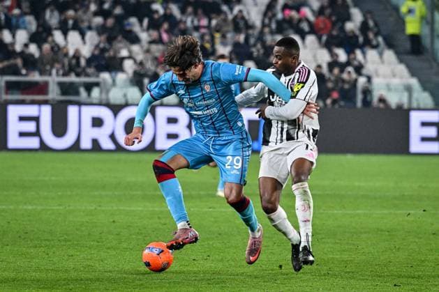 CALCIO - Serie A - Juventus FC vs Cagliari Calcio Gennaro Borrelli of Cagliari Calcio during Juventus FC vs Cagliari Calcio, Italian soccer Serie A match in Turin, Italy, November 29 2025 Turin Italy  Copyright: xIPAxSport ABACAx