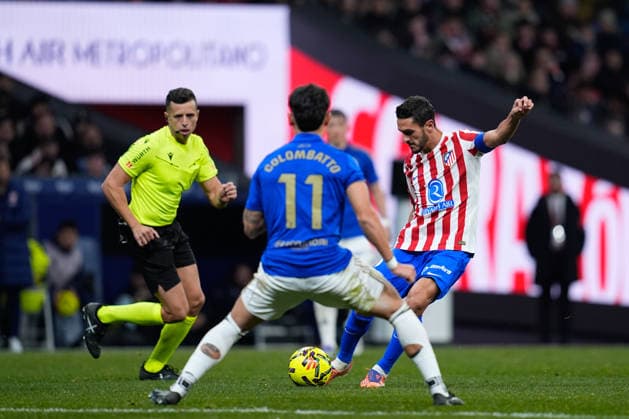 November 29, 2025, Madrid, Madrid, Spain: Jorge Resurreccion Koke of Atletico de Madrid in action during the Spanish League, LaLiga EA Sports, football match played between Atletico de Madrid and Real Oviedo at Riyadh Air Metropolitano stadium on November 29, 2025, in Madrid, Spain. Madrid Spain - ZUMAa181 20251129_zaa_a181_256 Copyright: xDennisxAgyemanx