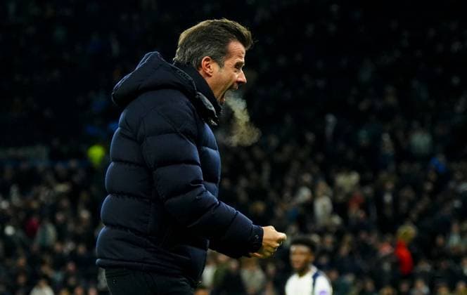 Fulham Manager Marco Silva celebrates at full time Tottenham Hotspur v Fulham, Premier League, Football, Tottenham Hotspur Stadium, London, UK - 29 Nov 2025London Tottenham Hotspur Stadium United Kingdom EDITORIAL USE ONLY No use with unauthorised audio, video, data, fixture lists, club league logos or live services. Online in-match use limited to 120 images, no video emulation. No use in betting, games or single club league player publications. Copyright: xJavierxGarcia Shutterstockx 15941651bm