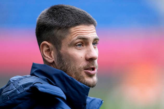 Andrej Kramaric Hoffenheim, 27 , Single Image, Single Photo, Action, Action, 29 11 2025, Sinsheim Germany , Soccer, Bundesliga, TSG 1899 Hoffenheim FC Augsburg, DFB DFL REGULATIONS PROHIBIT ANY USE OF PHOTOGRAPHS AS IMAGE SEQUENCES AND OR QUASI VIDEO xozx