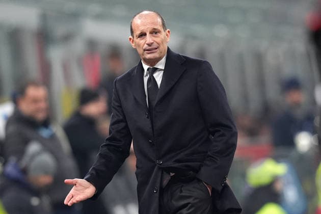 AC Milan™s head coach Massimiliano Allegri , during the Serie A soccer match between Milan and Lazio at the San Siro Stadium in Milan , north Italy - Saturday , November 29 , 2025. - Soccer .  Copyright: xSpada LaPressex