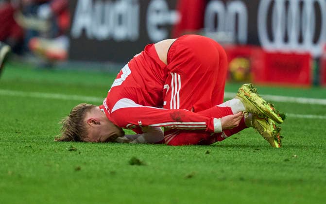 Lennart Karl of FC Bayern München in the match FC BAYERN MÜNCHEN - FC ST. PAULI 3-1 on November 29, 2025 at Allianz Arena München, Germany. Season 2026 2026, 1.Bundesliga, FCB, matchday 12,