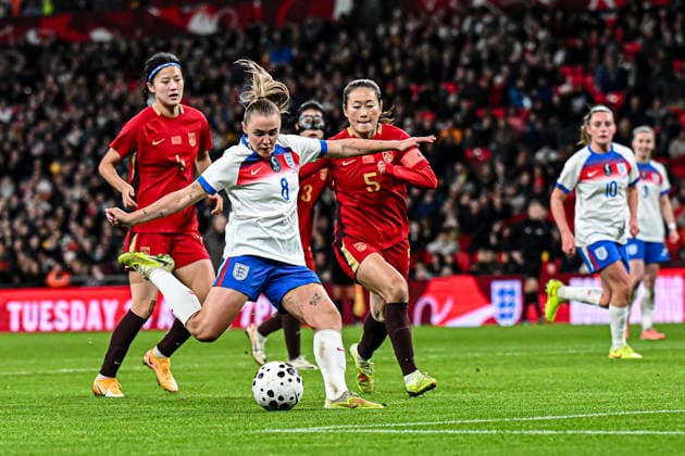 England v China PR - Women s International Friendly, Länderspiel, Nationalmannschaft During the International Friendly match between England Women and China at Wembley Stadium in London, England, on November 29, 2025. London Greater London United Kingdom  Copyright: xMIxNewsx originalFilename:fletcher-englandw251129_npOS2.jpg