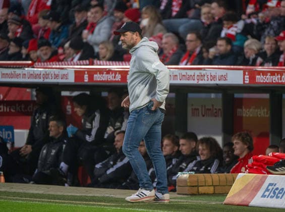 Soccer, Men, Season 2025 2026, 1 Bundesliga 12 Matchday , 1 FC Union Berlin 1 FC Heidenheim, Coach Steffen Baumgart 1 FC Union Berlin , 29 11 2025, Copyright: xMatthiasxKochx