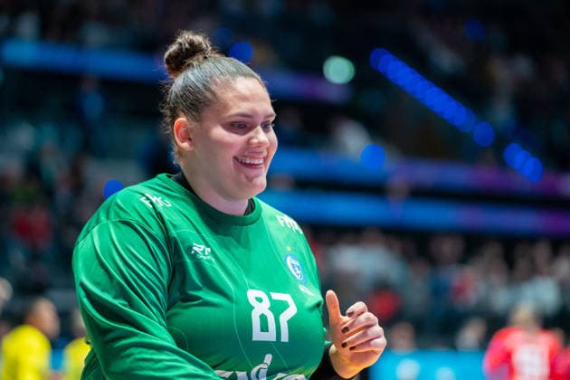 Handball I Women I World Championship I Preliminary round I 2 Matchday I Brazil Czech Republic I 29 11 2025 Renata Lais de Arruda 87, Brazil Stuttgart Porsche Arena Baden Württemberg Germany Copyright: xLobeca MaxxPetershansx
