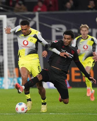 Football, 1 Bundesliga, Season 2025 2026, Bayer 04 Leverkusen Borussia Dortmund 29 11 2025, Bayarena Leverkusen Felix NmechaBVB ,