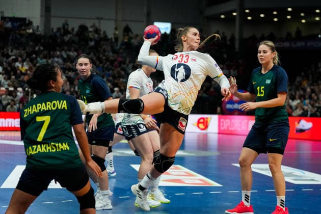 Women s Handball World Championship 2025 Kazakhstan Norway Trier, Germany 20251129 Norway s Thale Rushfeldt Deila during the group stage match of the Women s Handball World Championship between Kazakhstan and Norway at the SWT Arena Photo Beate Oma Dahle NTB Trier Germany EDITORIAL USE ONLY RESTRICTED USE FOR BETTING COMPANIES  Copyright: xBeatexOmaxDahlex xNTBx