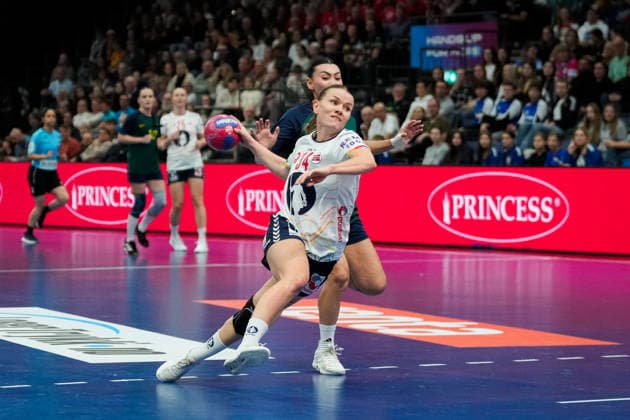 Women s Handball World Championship 2025 Kazakhstan Norway Trier, Germany 20251129 Norway s Anniken Wollik during the group stage match in the Women s Handball World Championship between Kazakhstan and Norway in the SWT Arena Photo Beate Oma Dahle NTB Trier Germany EDITORIAL USE ONLY RESTRICTED USE FOR BETTING COMPANIES  Copyright: xBeatexOmaxDahlex xNTBx