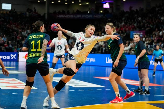 Women s Handball World Championship 2025 Kazakhstan Norway Trier, Germany 20251129 Norway s Maren Aardahl during the group stage match in the Women s Handball World Championship between Kazakhstan and Norway in the SWT Arena Photo Beate Oma Dahle NTB Trier Germany EDITORIAL USE ONLY RESTRICTED USE FOR BETTING COMPANIES  Copyright: xBeatexOmaxDahlex xNTBx