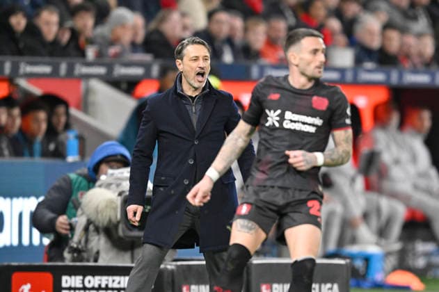 Coach Niko Kovac Borussia Dortmund , before Aleix Garcia Bayer Leverkusen Football 1 Bundesliga,12 Matchday, Bayer 04 Leverkusen Borussia Dortmund 1 2, on 29 11 2025 in Leverkusen Germany DFL regulations prohibit any use of photographs as image sequences and or quasi video Â