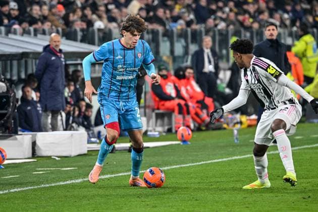 CALCIO - Serie A - Juventus FC vs Cagliari Calcio Marco Palestra of Cagliari Calcio during Juventus FC vs Cagliari Calcio, Italian soccer Serie A match in Turin, Italy, November 29 2025 Turin Italy  Copyright: xIPAxSport ABACAx