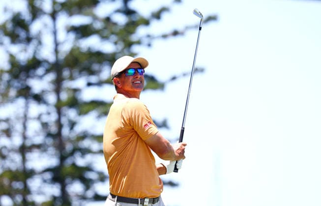 GOLF AUSTRALIAN PGA, Golf Herren Australia s Adam Scott during the Final Round of the Australian PGA Championship at Royal Queensland Golf Club in Brisbane, Sunday, November 30, 2025. ( NO ARCHIVING, EDITORIAL USE ONLY BRISBANE QUEENSLAND AUSTRALIA  Copyright: xx 20251130160281390634