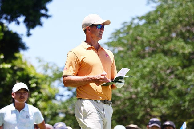GOLF AUSTRALIAN PGA, Golf Herren Australia s Adam Scott during the Final Round of the Australian PGA Championship at Royal Queensland Golf Club in Brisbane, Sunday, November 30, 2025. ( NO ARCHIVING, EDITORIAL USE ONLY BRISBANE QUEENSLAND AUSTRALIA  Copyright: xx 20251130181767489380
