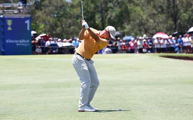 GOLF AUSTRALIAN PGA, Golf Herren Australia s Adam Scott during the Final Round of the Australian PGA Championship at Royal Queensland Golf Club in Brisbane, Sunday, November 30, 2025. ( NO ARCHIVING, EDITORIAL USE ONLY BRISBANE QUEENSLAND AUSTRALIA  Copyright: xx 20251130147148154595