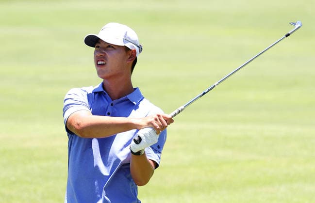 GOLF AUSTRALIAN PGA, Golf Herren China s Wenyi Deng during the Final Round of the Australian PGA Championship at Royal Queensland Golf Club in Brisbane, Sunday, November 30, 2025. ( NO ARCHIVING, EDITORIAL USE ONLY BRISBANE QUEENSLAND AUSTRALIA  Copyright: xx 20251130113188049751