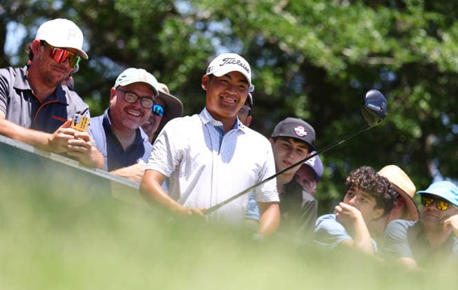 GOLF AUSTRALIAN PGA, Golf Herren New Zealand s Kazuma Kobori in action during the Final Round of the Australian PGA Championship at Royal Queensland Golf Club in Brisbane, Sunday, November 30, 2025. ( NO ARCHIVING, EDITORIAL USE ONLY BRISBANE QUEENSLAND AUSTRALIA  Copyright: xx 20251130151929053760
