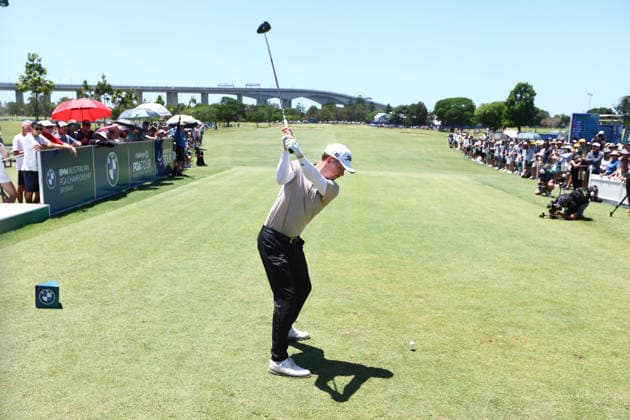 GOLF AUSTRALIAN PGA, Golf Herren New Zealand s Daniel Hillier during the Final Round of the Australian PGA Championship at Royal Queensland Golf Club in Brisbane, Sunday, November 30, 2025. ( NO ARCHIVING, EDITORIAL USE ONLY BRISBANE QUEENSLAND AUSTRALIA  Copyright: xJASONxO BRIENx 20251130172464959517