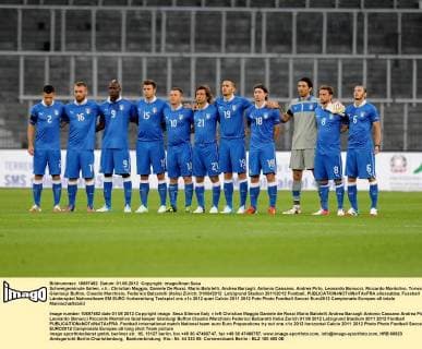 Football, EURO 2012, Test match, Italy - Russia 0:3