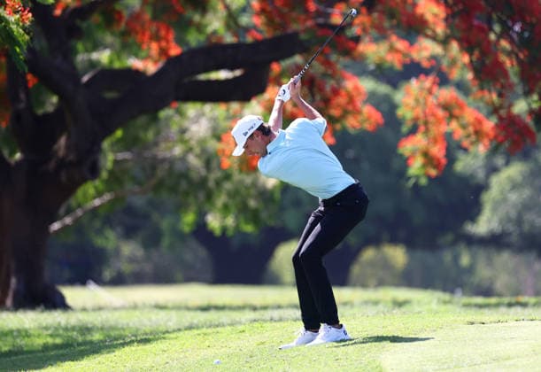 GOLF AUSTRALIAN PGA, Golf Herren Spain s David Puig during the Final Round of the Australian PGA Championship at Royal Queensland Golf Club in Brisbane, Sunday, November 30, 2025. ( NO ARCHIVING, EDITORIAL USE ONLY BRISBANE QUEENSLAND AUSTRALIA  Copyright: xx 20251130187313026598