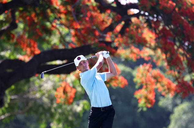 GOLF AUSTRALIAN PGA, Golf Herren Spain s David Puig during the Final Round of the Australian PGA Championship at Royal Queensland Golf Club in Brisbane, Sunday, November 30, 2025. ( NO ARCHIVING, EDITORIAL USE ONLY BRISBANE QUEENSLAND AUSTRALIA  Copyright: xx 20251130149009641890