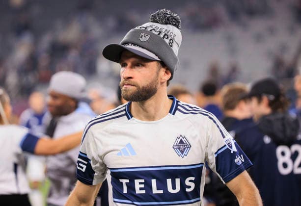 November 29, 2025, San Diego, California, USA: Thomas Muller 13 of the Vancouver Whitecaps celebrates after winning the Audi 2025 MLS, Fussball Herren, USA Cup Playoffs Western Conference Final match against the San Diego FC on Saturday November 29, 2025 at Snapdragon Stadium in San Diego, California. JAVIER ROJAS PI San Diego USA - ZUMAp124 20251129_zaa_p124_036 Copyright: xJavierxRojasx