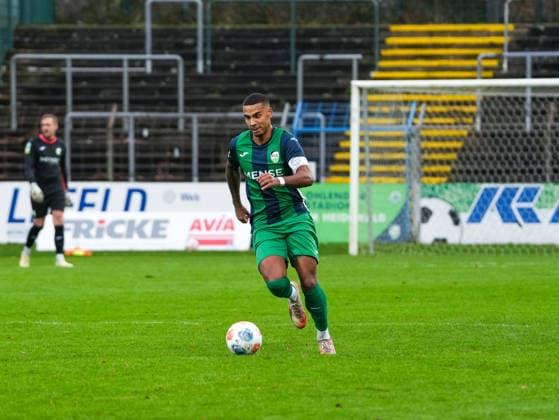 David Winke FC Guetersloh, 17 FC Guetersloh vs Borussia Moenchengladbach U23, Football, Regionalliga West, 17 Matchday, Season 2025 2026, 29 11 2025 FC Guetersloh vs Borussia Moenchengladbach U23, Football, Regionalliga West, 17 Matchday, Season 2025 2026, 29 11 2025 Guetersloh Copyright: xEibner-Pressefoto DamianxKruczynx EP_DKI