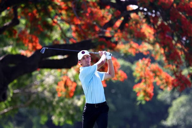 GOLF AUSTRALIAN PGA, Golf Herren Spain s David Puig during the Final Round of the Australian PGA Championship at Royal Queensland Golf Club in Brisbane, Sunday, November 30, 2025. ( NO ARCHIVING, EDITORIAL USE ONLY BRISBANE QUEENSLAND AUSTRALIA  Copyright: xx 20251130124947845847