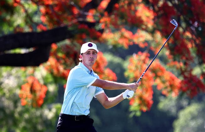 GOLF AUSTRALIAN PGA, Golf Herren Spain s David Puig during the Final Round of the Australian PGA Championship at Royal Queensland Golf Club in Brisbane, Sunday, November 30, 2025. ( NO ARCHIVING, EDITORIAL USE ONLY BRISBANE QUEENSLAND AUSTRALIA  Copyright: xx 20251130127238003429